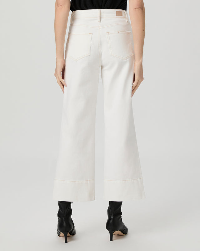 Anessa Ankle Wide Leg Jeans - Toasted Ecru