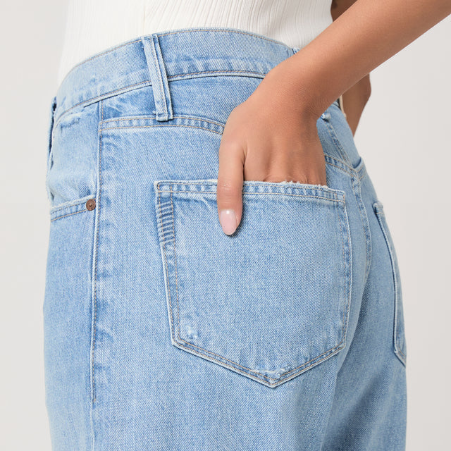 Arellia Ankle Seamed Jeans - Fauve