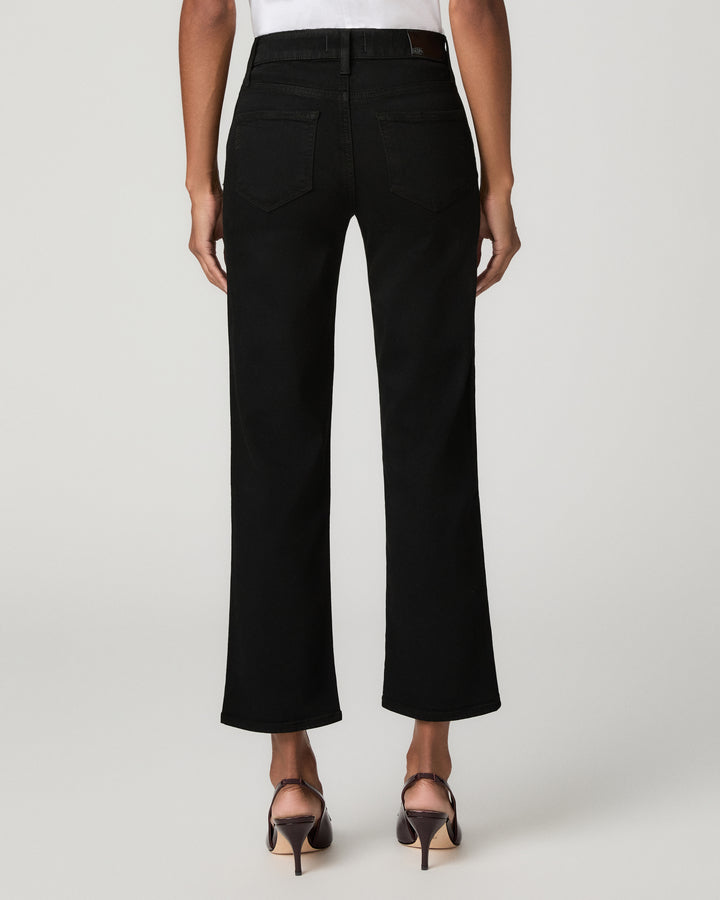 Paige Mason Ankle Straight Jean - Black Shadow