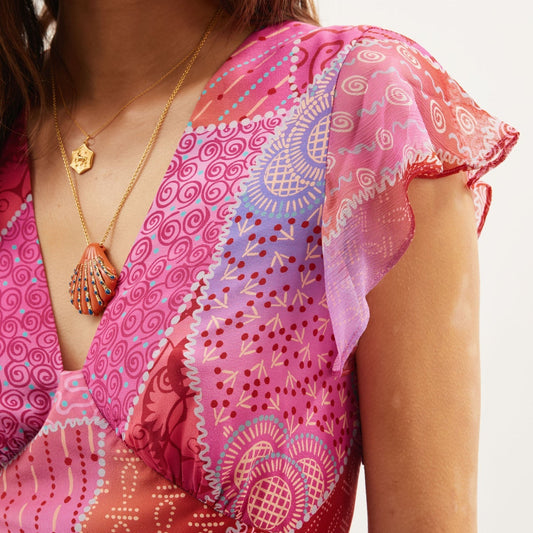 Meena Dress - Ibiza Night Sunset