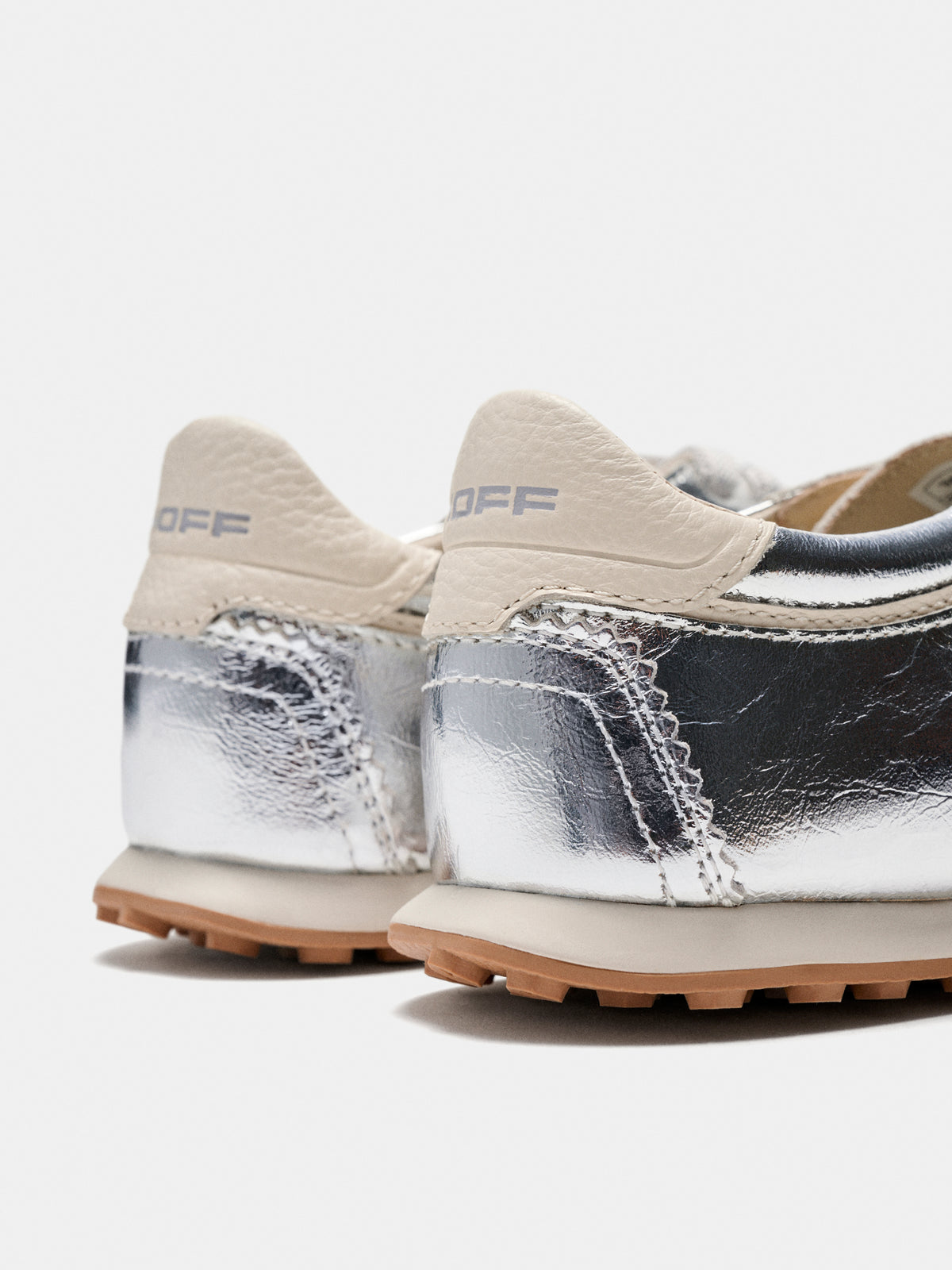 Bridge Metallics Sneaker - Silver