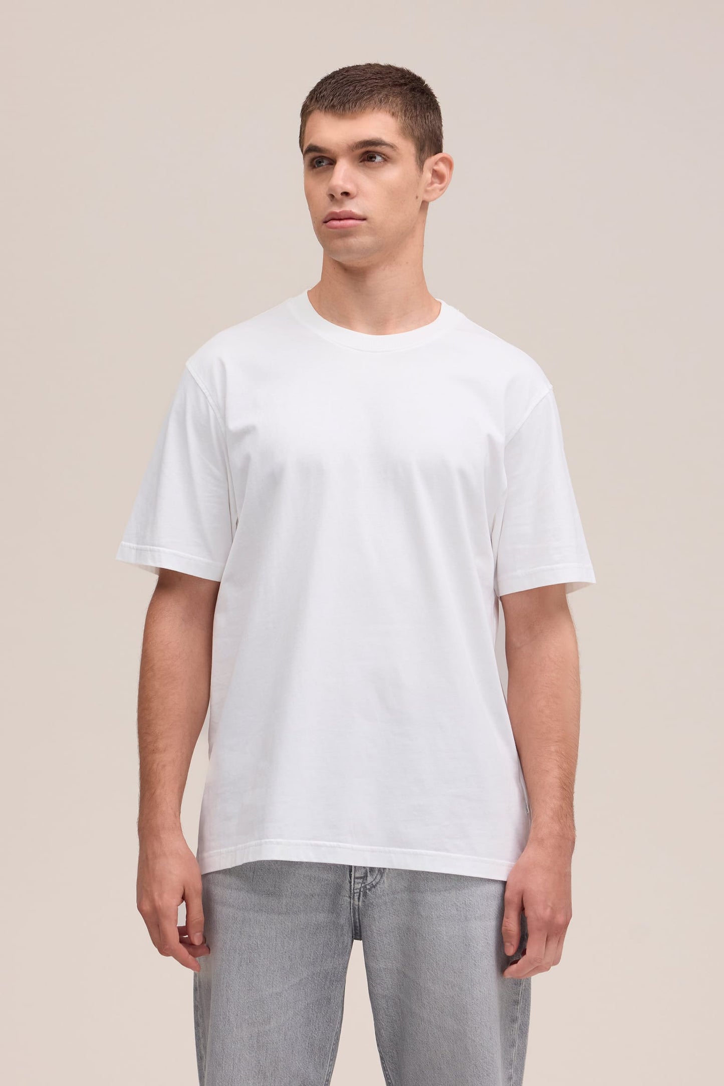 Adam Casual Pima Tee - White