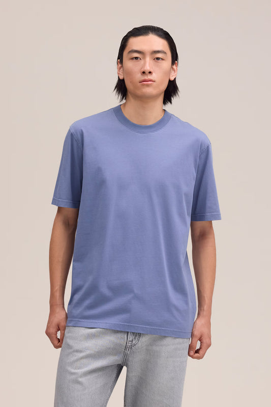 Adam T-Shirt - Stone - Blue