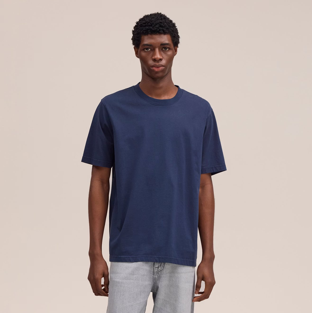 Adam T-shirt - Navy Blue