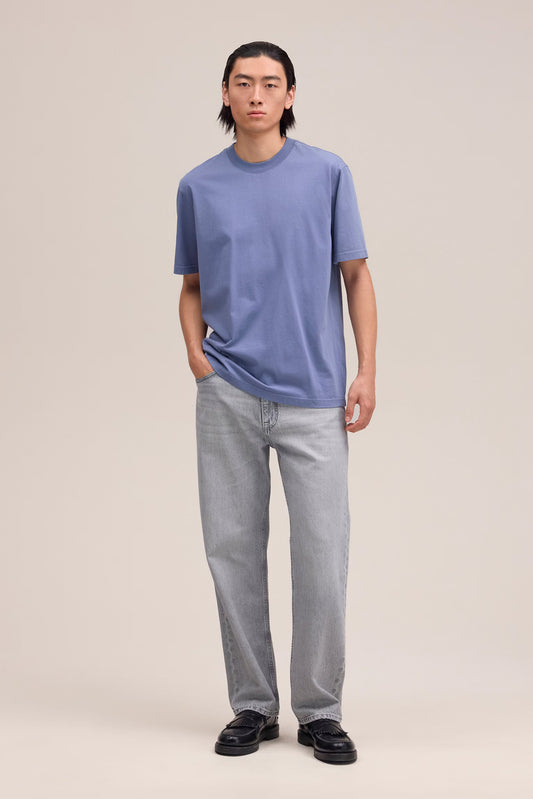 Adam T-Shirt - Stone - Blue