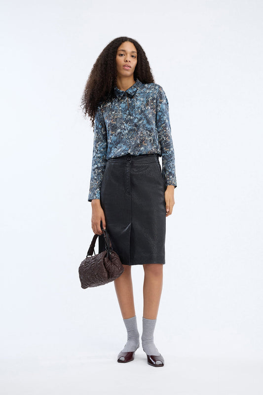 Vignette Shirt - Print Blue