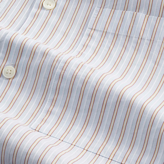Freddy PKT Smooth Cotton Shirt - Multi Stripe