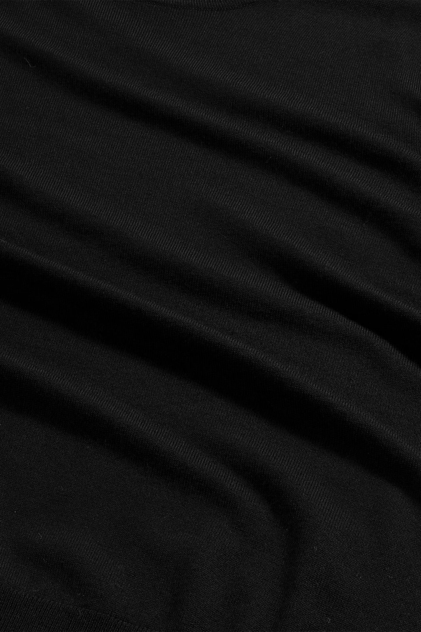 Ted Lightweight Merino Wool Sweater - Black