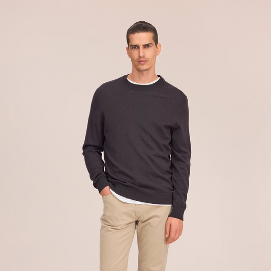 Ted Lightweight Merino Wool Sweater - Deep Truffle
