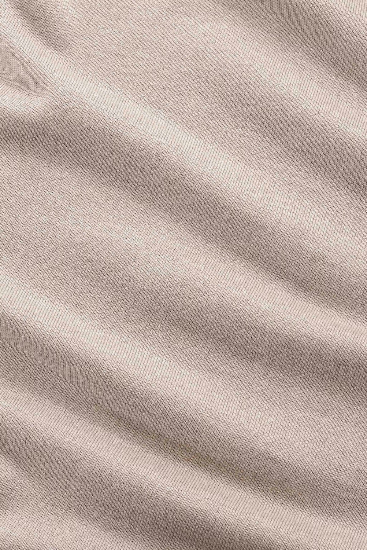 Ted Lightweight Merino Wool Sweater - Khaki Melange