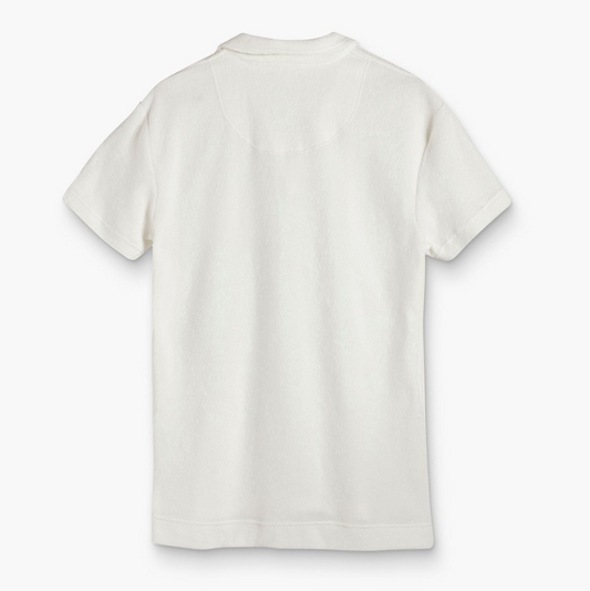 Terry Polo Shirt - White