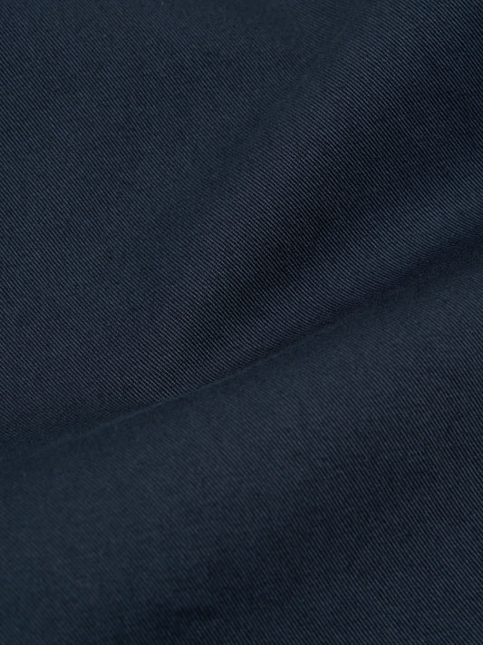 Double Pleat Twill Pant - Navy