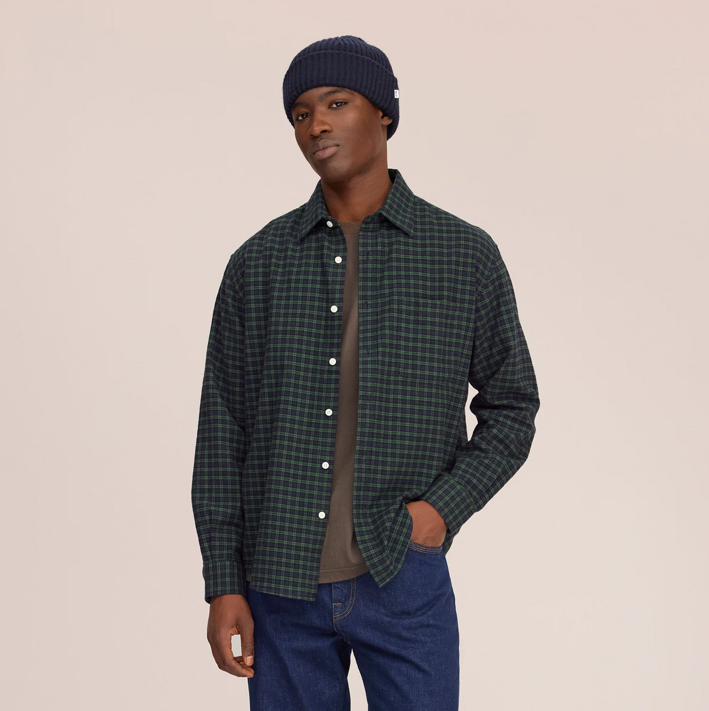 Deon Casual Flannel Shirt - Eden Check
