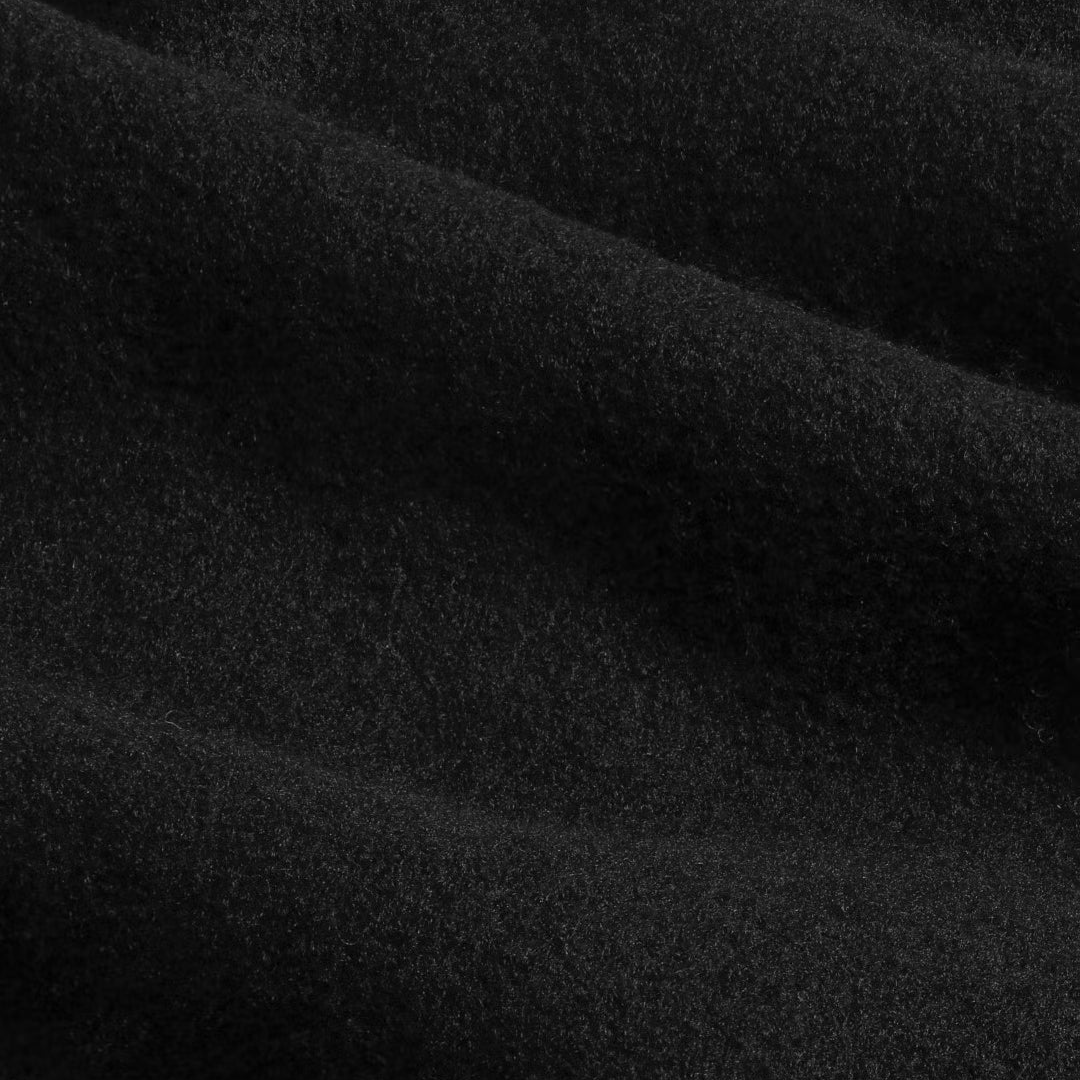 Boiled Merino Wool Vest - Black