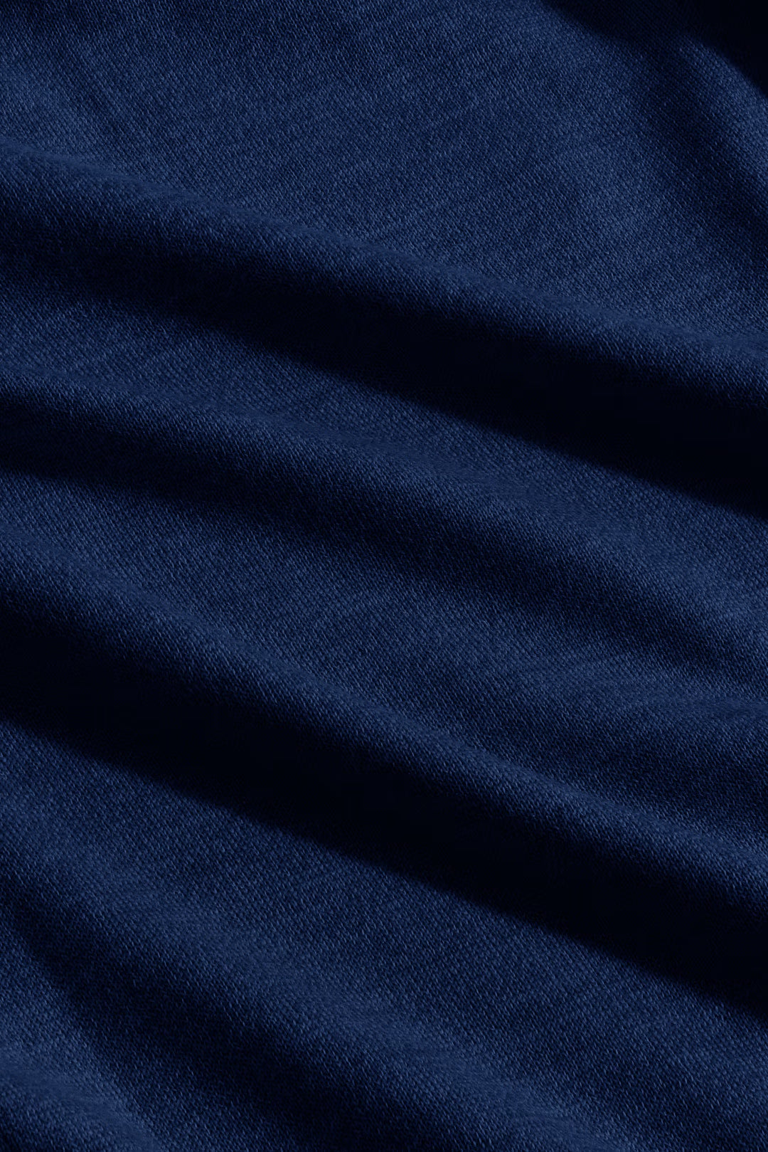 Emerson Lightweight Merino Wool Polo - Navy Blue