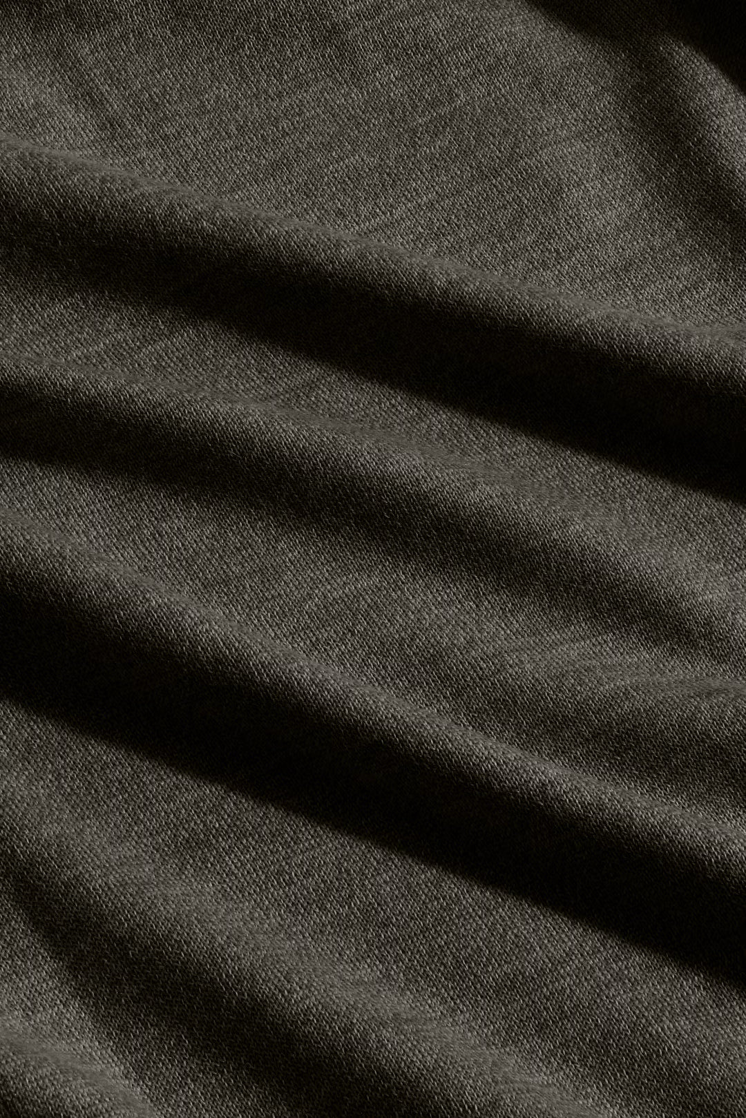 NN07 Emerson Lightweight Merino Wool Polo - Dark Army