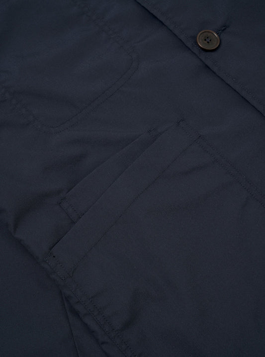 Recyled Poly Tech Bakers Jacket - Navy