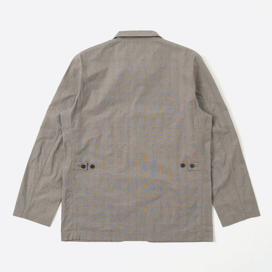Wales Glen Check Barra Jacket - Grey Brown
