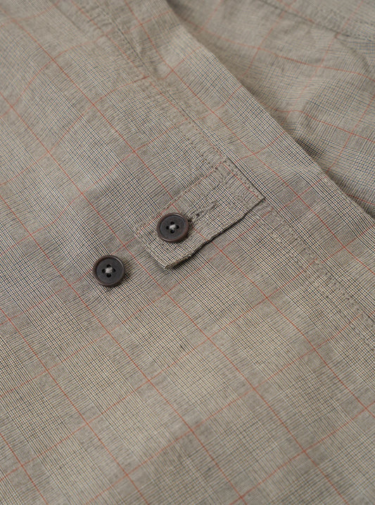 Wales Glen Check Barra Jacket - Grey Brown