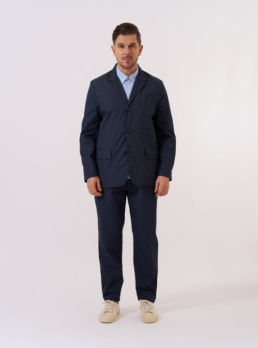Recycled Polytech Capitol Jacket - Navy