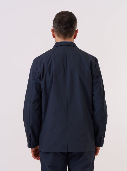 Recycled Polytech Capitol Jacket - Navy