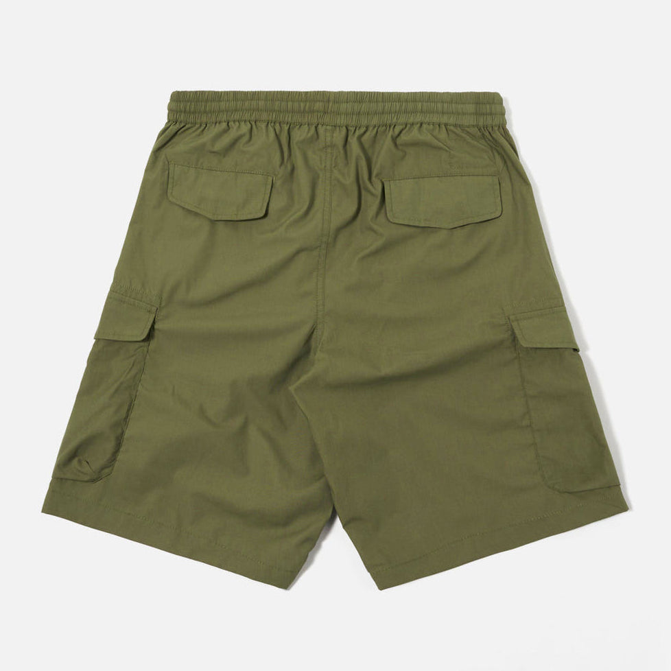 Recycled Poly Tech Parachute Short - Olive
