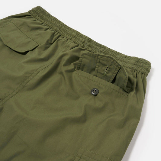 Recycled Poly Tech Parachute Short - Olive