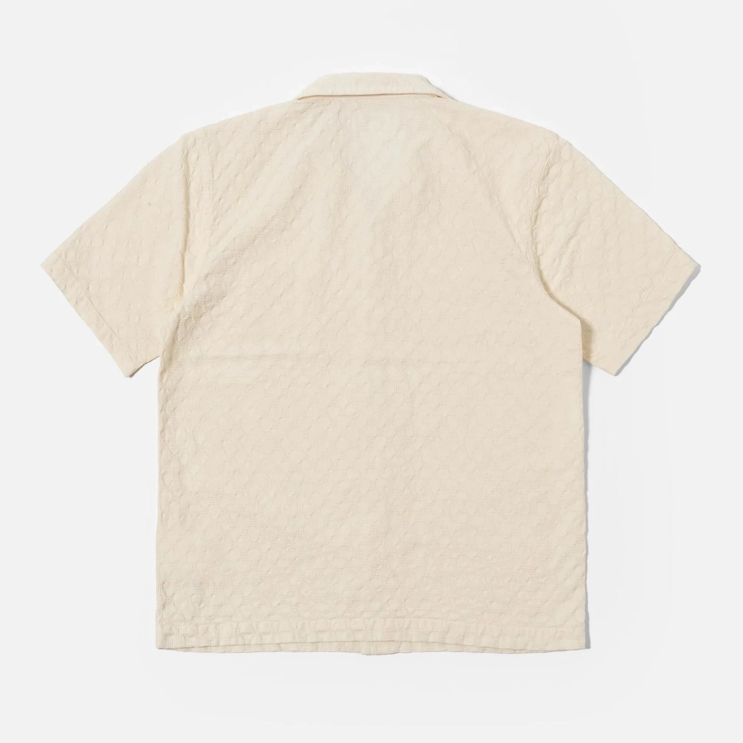Dot Waffle Road Shirt - Ecru