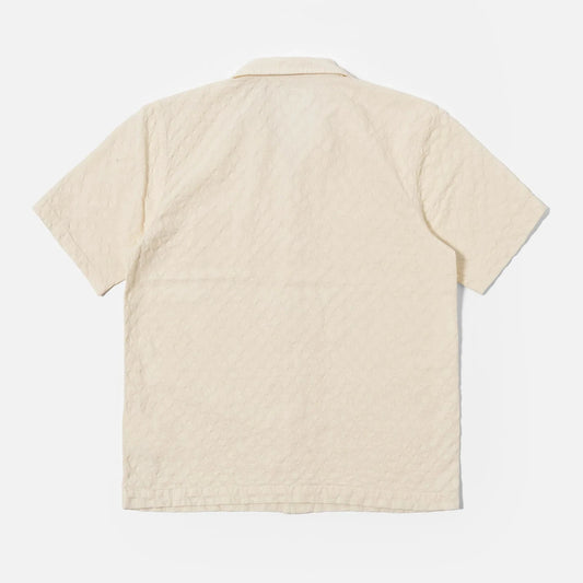 Dot Waffle Road Shirt - Ecru