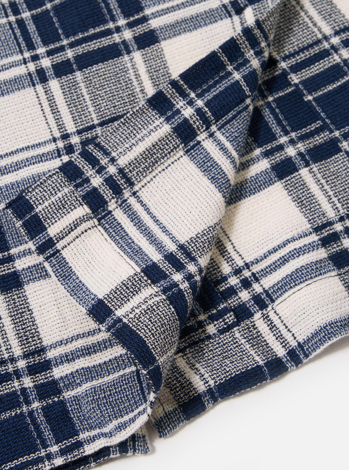 Texture Plaid Cancun Jacket - Navy