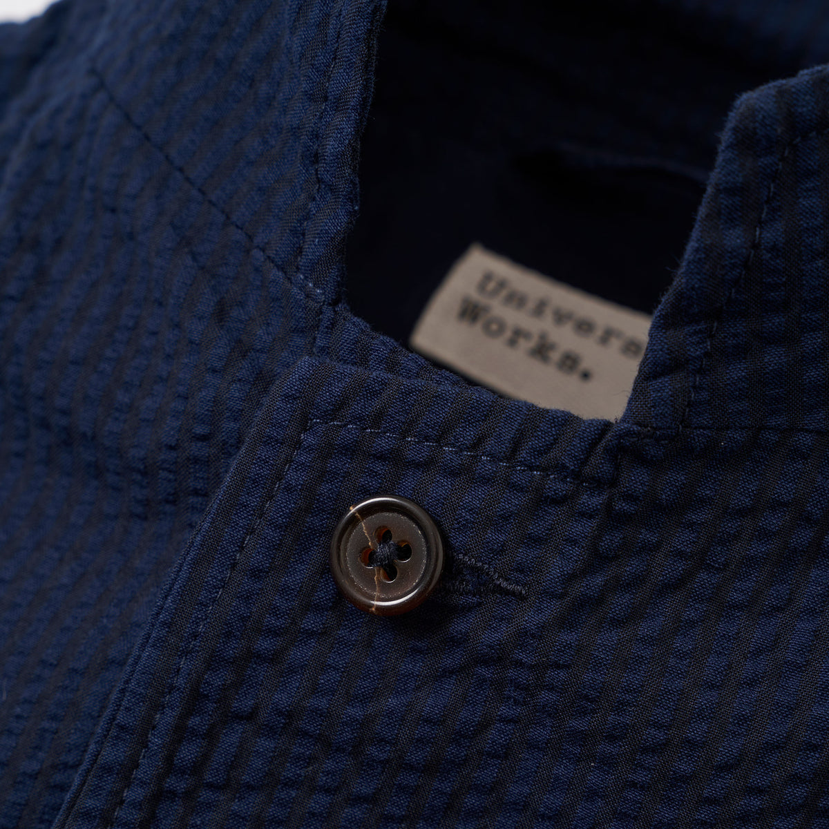 Derby Stripe Two Button Jacket - Navy