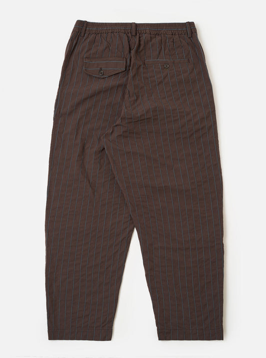 Chester Stripe Oxford Pant - Brown