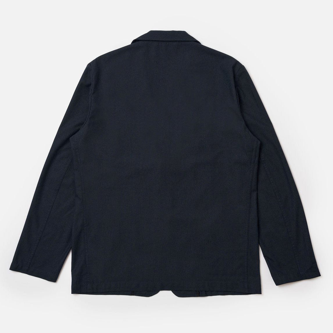 Valencia Cotton Two Button Jacket - Navy