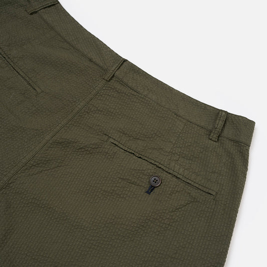 Merida Seersucker Military Chino - Olive
