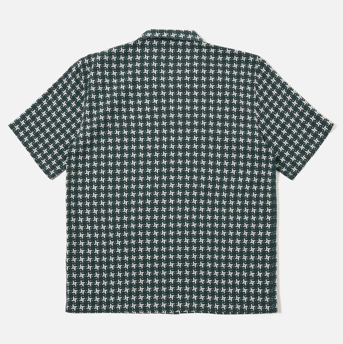 Rhodes and Cotton Road Shirt - Green/White