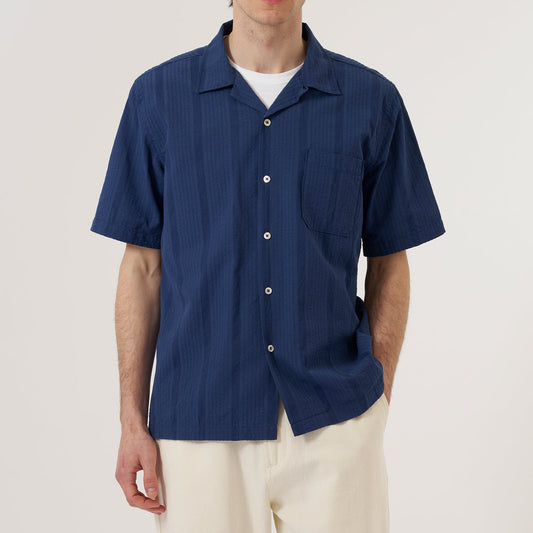 Maui Cotton Road Shirt - Blue