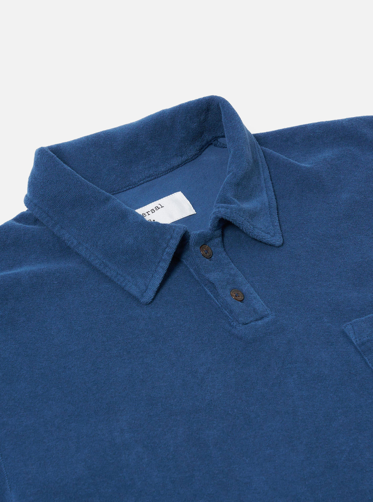 Light Weight Terry Newlyn Polo - Navy