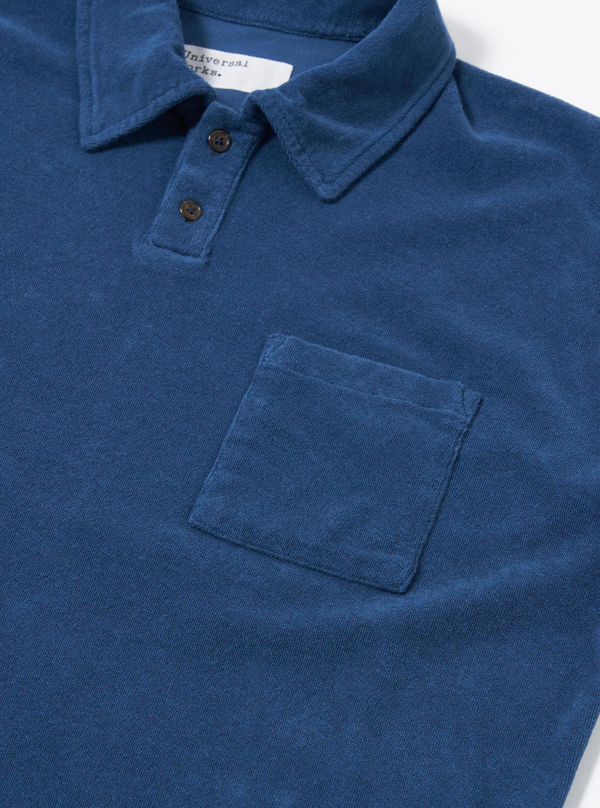 Light Weight Terry Newlyn Polo - Navy