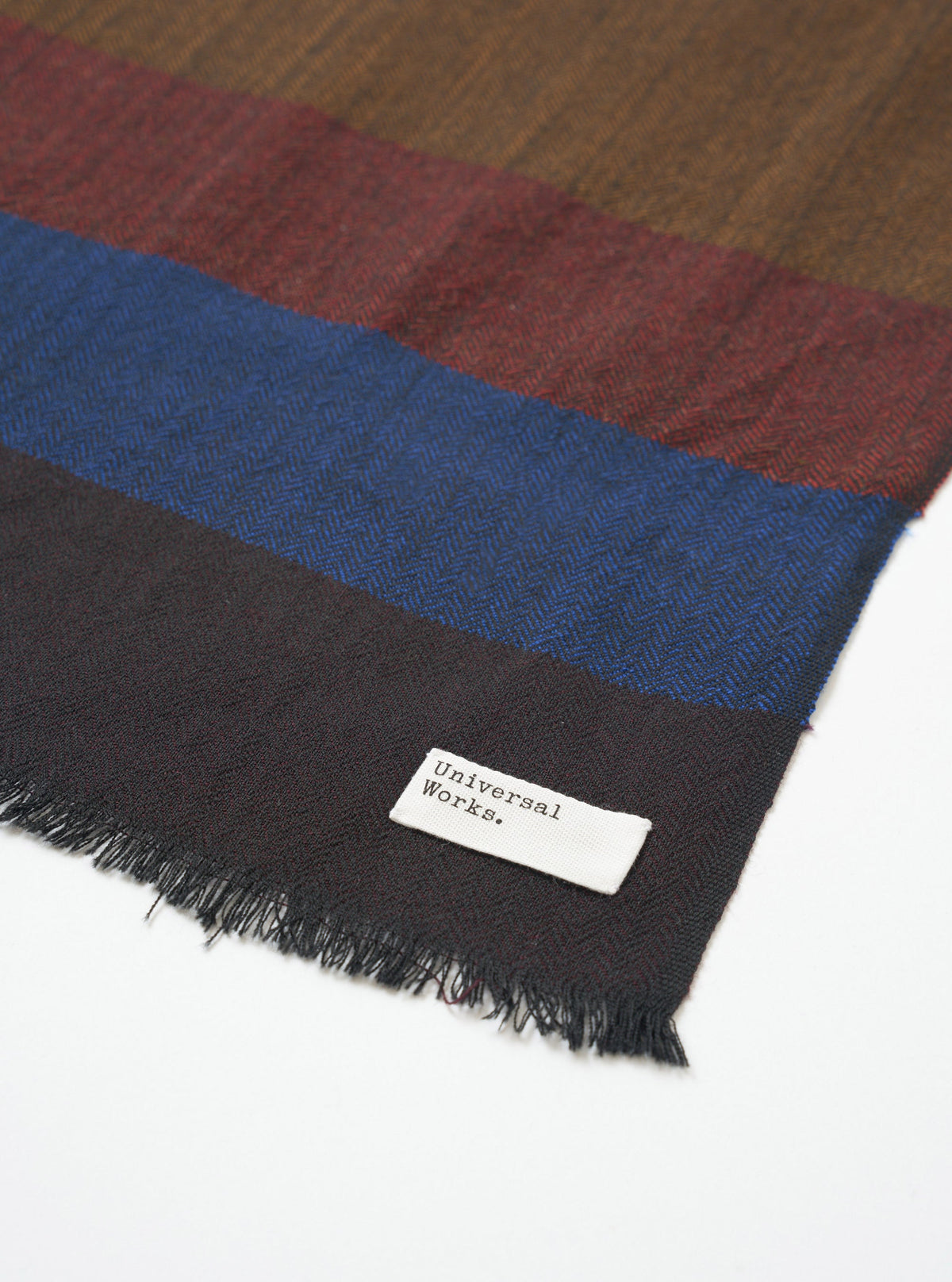 Reversible Wool Himalayan Scarf - Brown