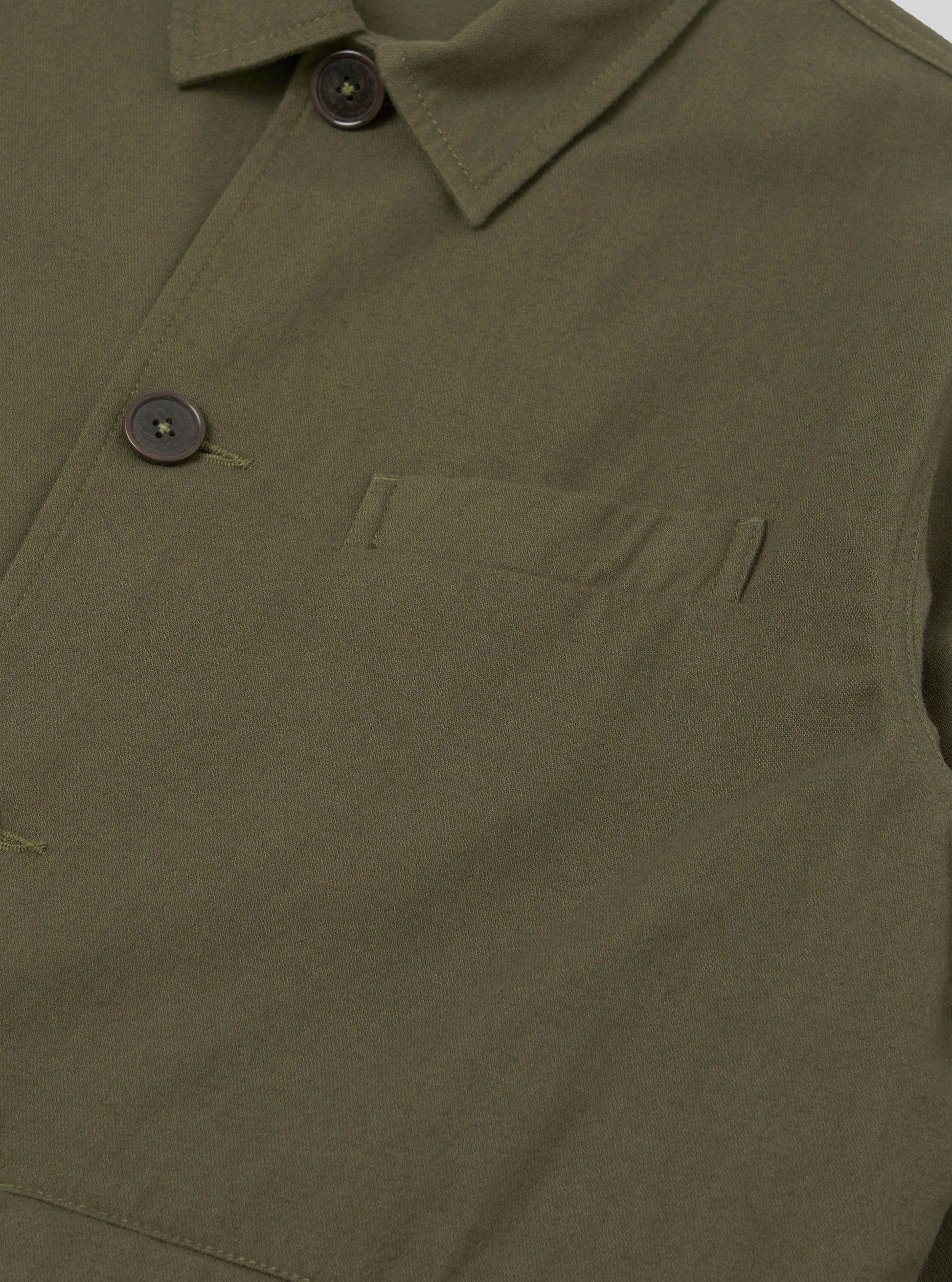 Universal Brushed Moleskin Franck Jacket - Olive