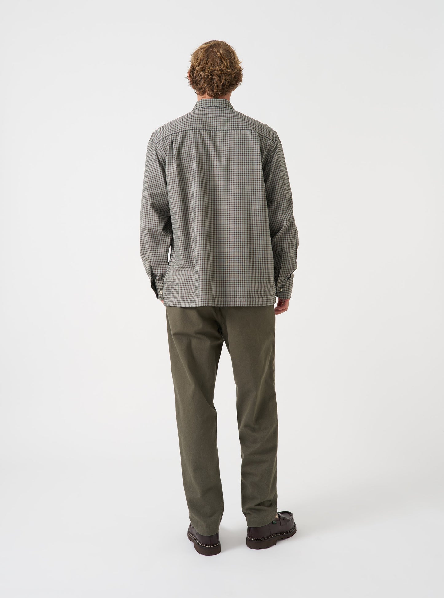 Brushed Moleskin Military Chino - Olive