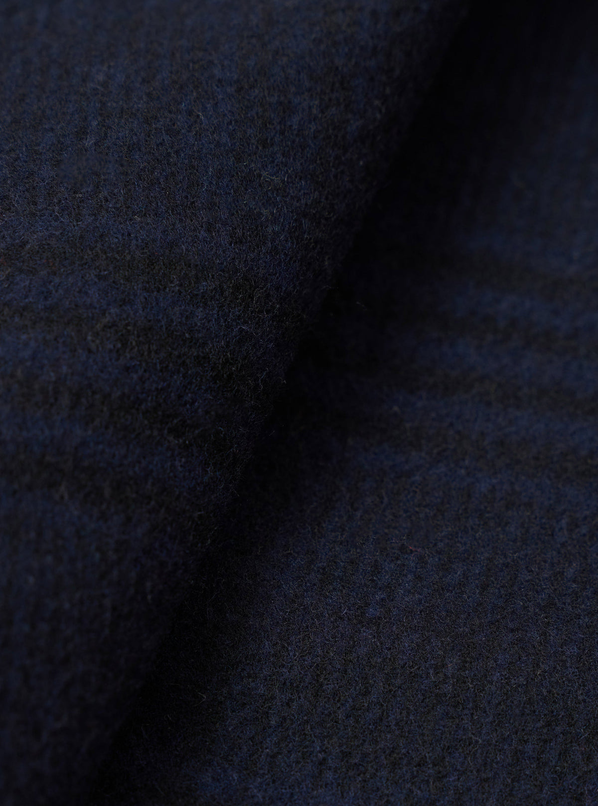 Universal Bob Wool Mix Bakers Overshirt - Navy