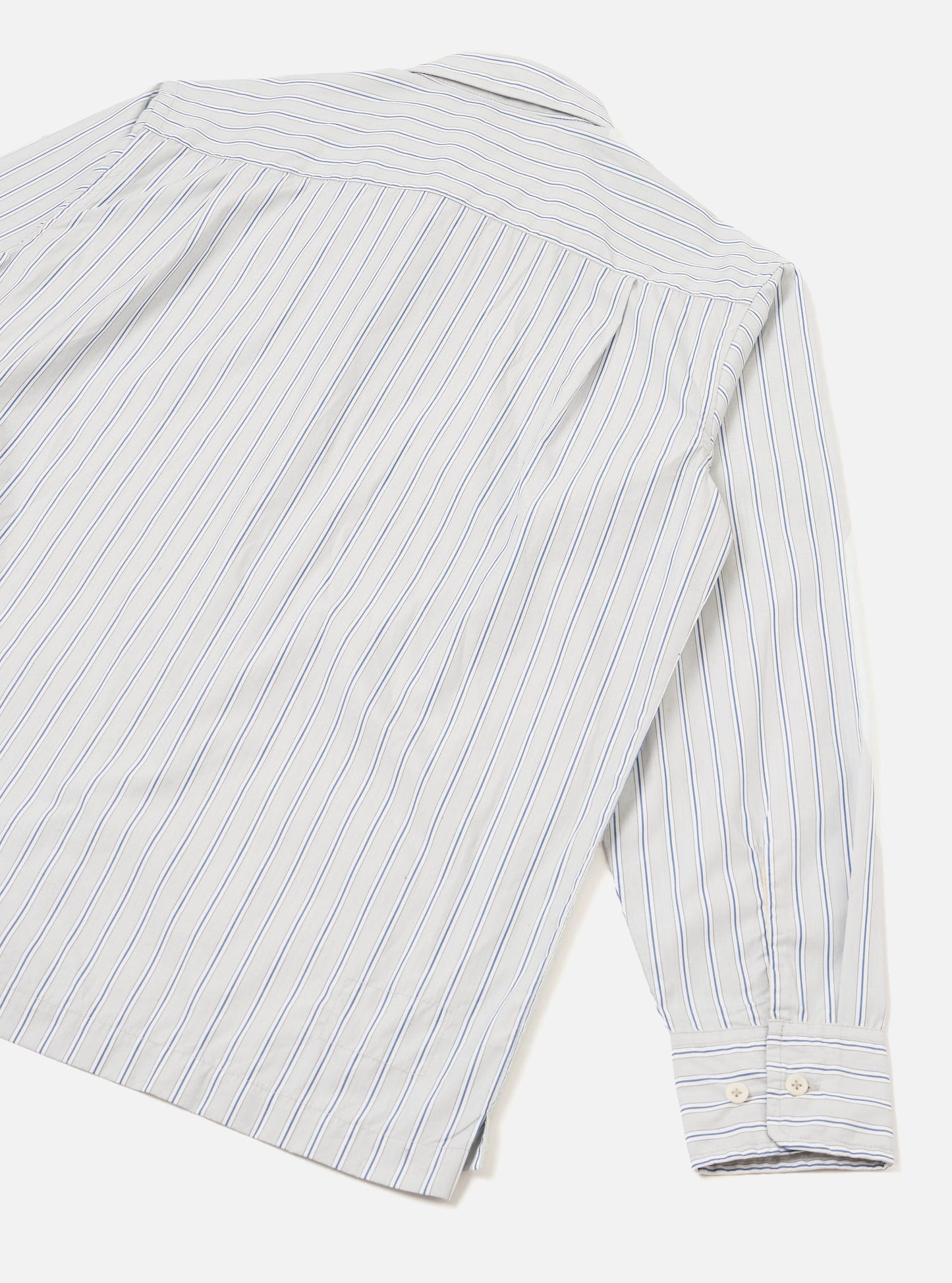 Refab Compact Cotton Lucky Shirt - Grey Stripe