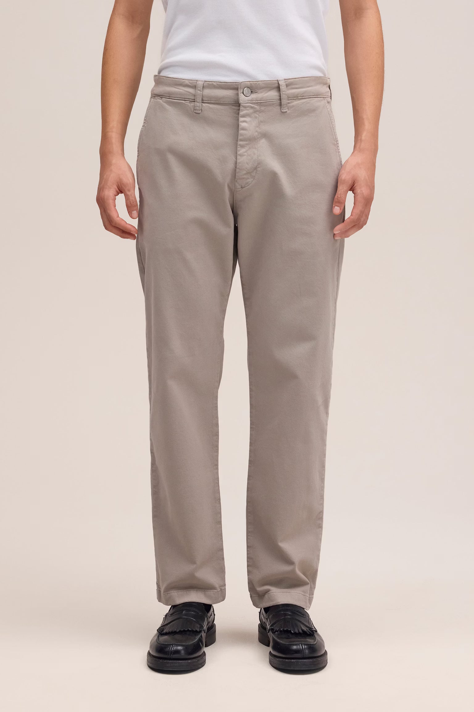 NN07 Aden Straight Leg Regular Fit Chino - Grey
