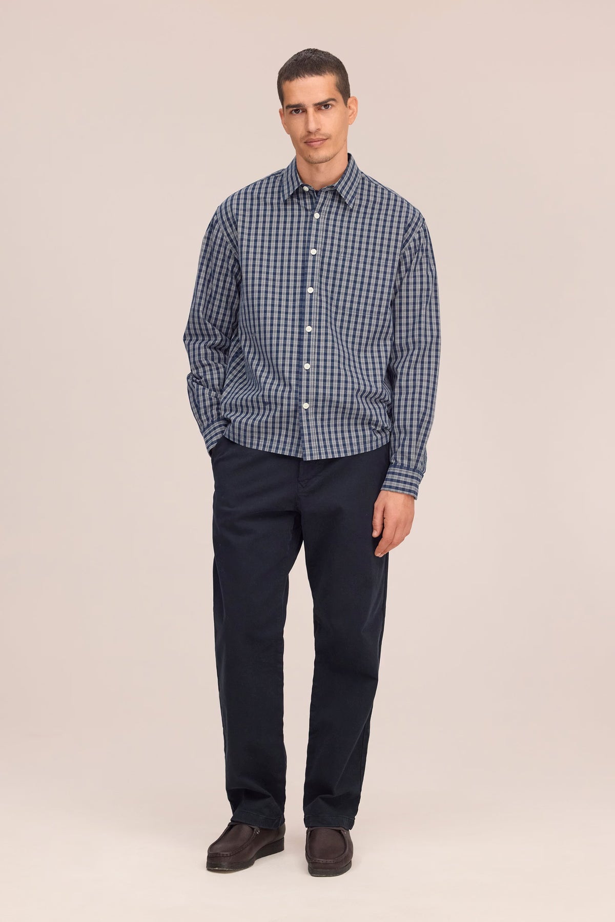 NN07 Aden Straight Leg Regular Fit Chino - Navy Blue