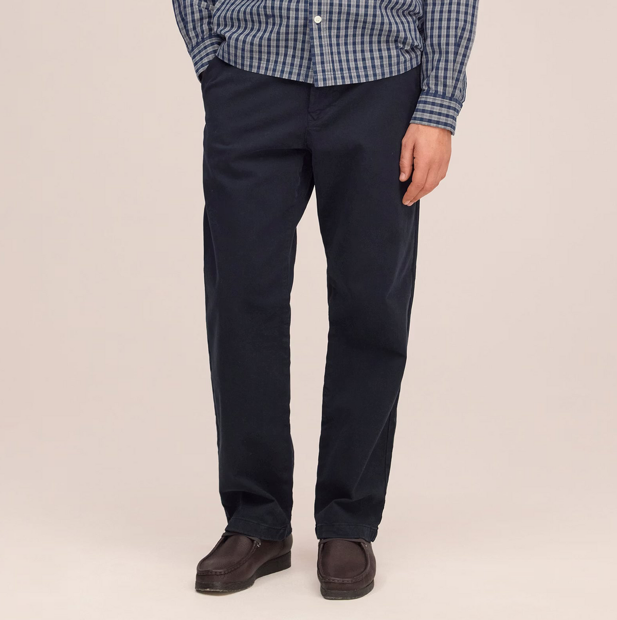 Aden Straight Leg Regular Fit Chino - Navy Blue