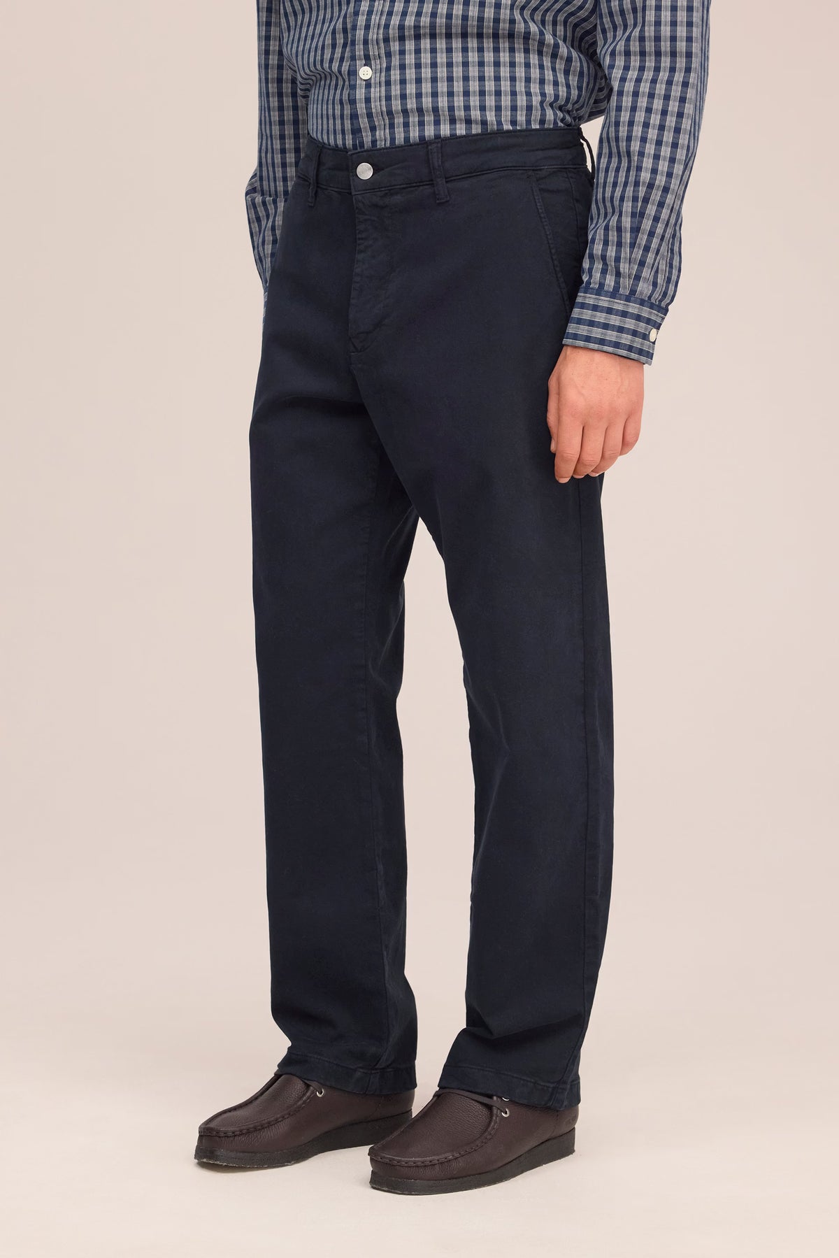 Aden Straight Leg Regular Fit Chino - Navy Blue