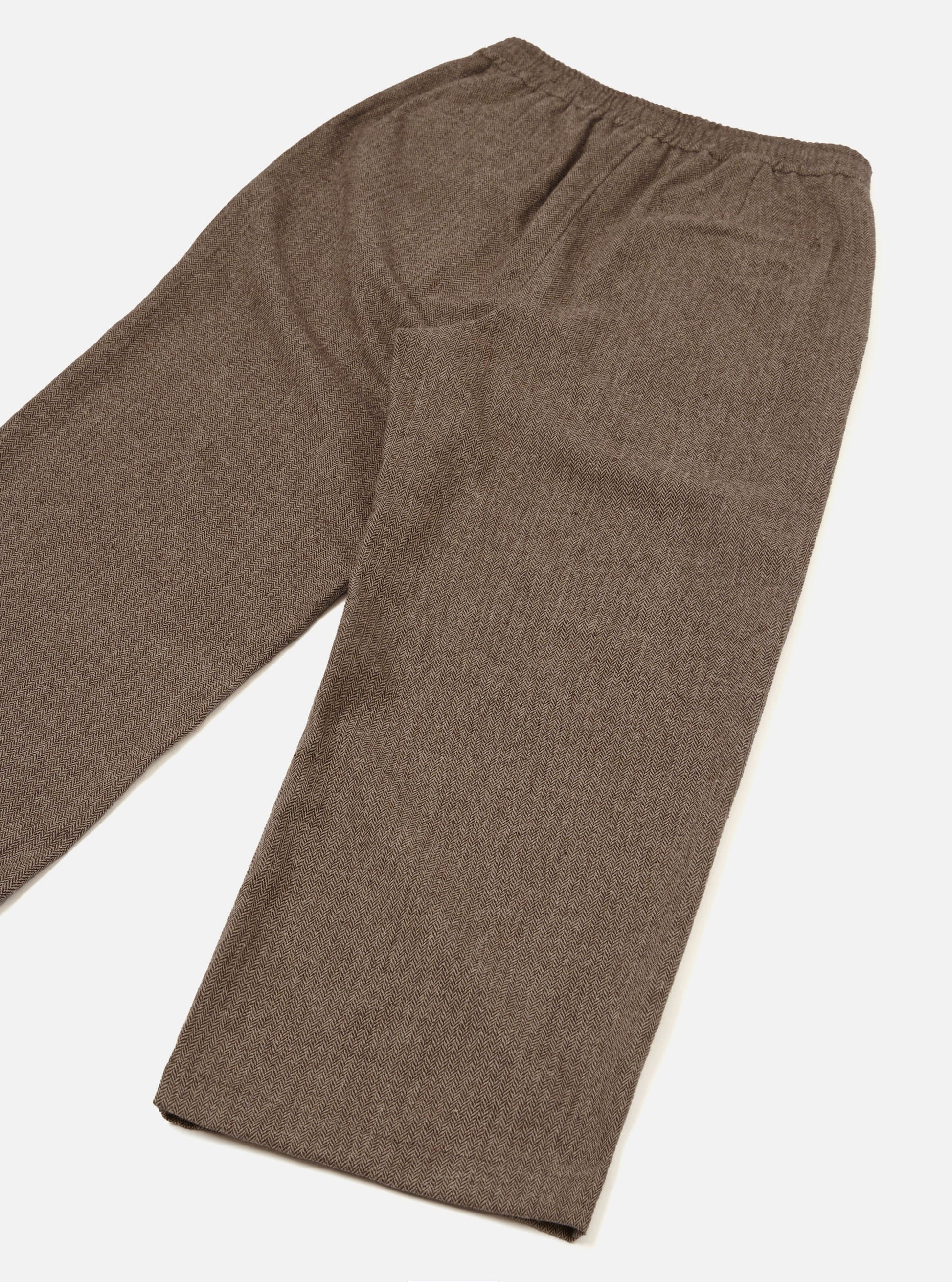Universal Wool Herringbone Gillespie Pant - Brown