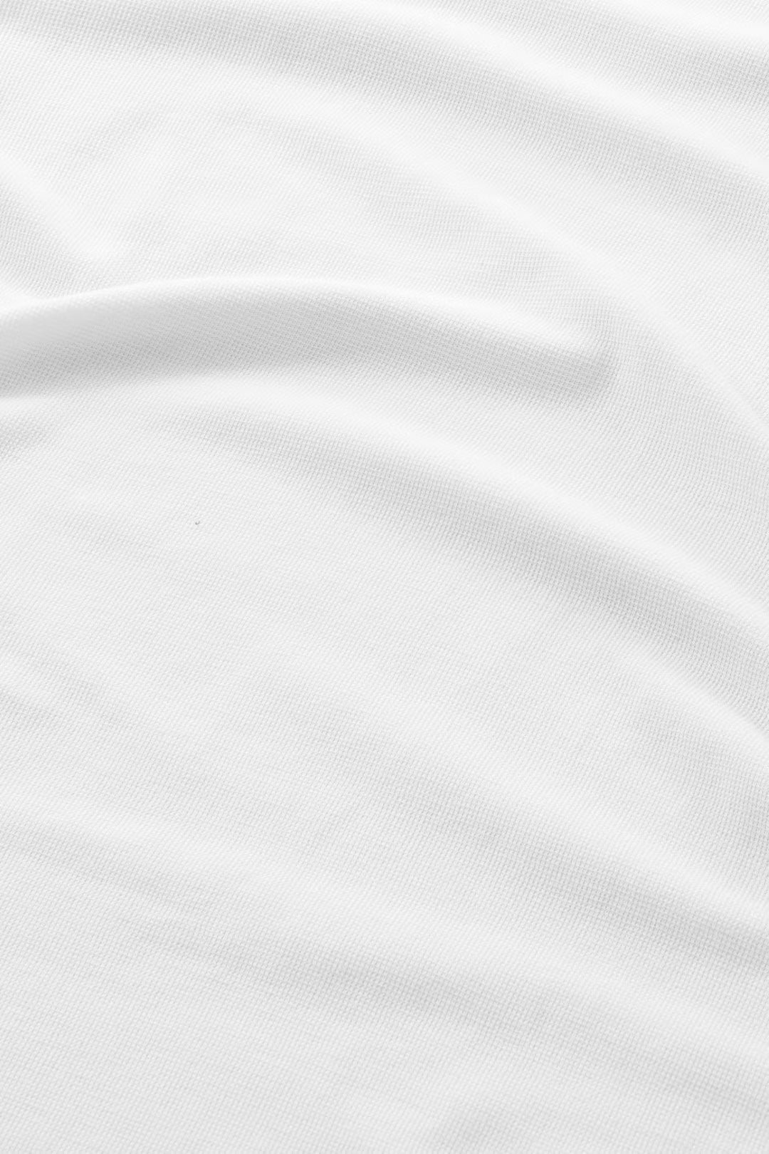 Clive Waffle Knit Tee - White