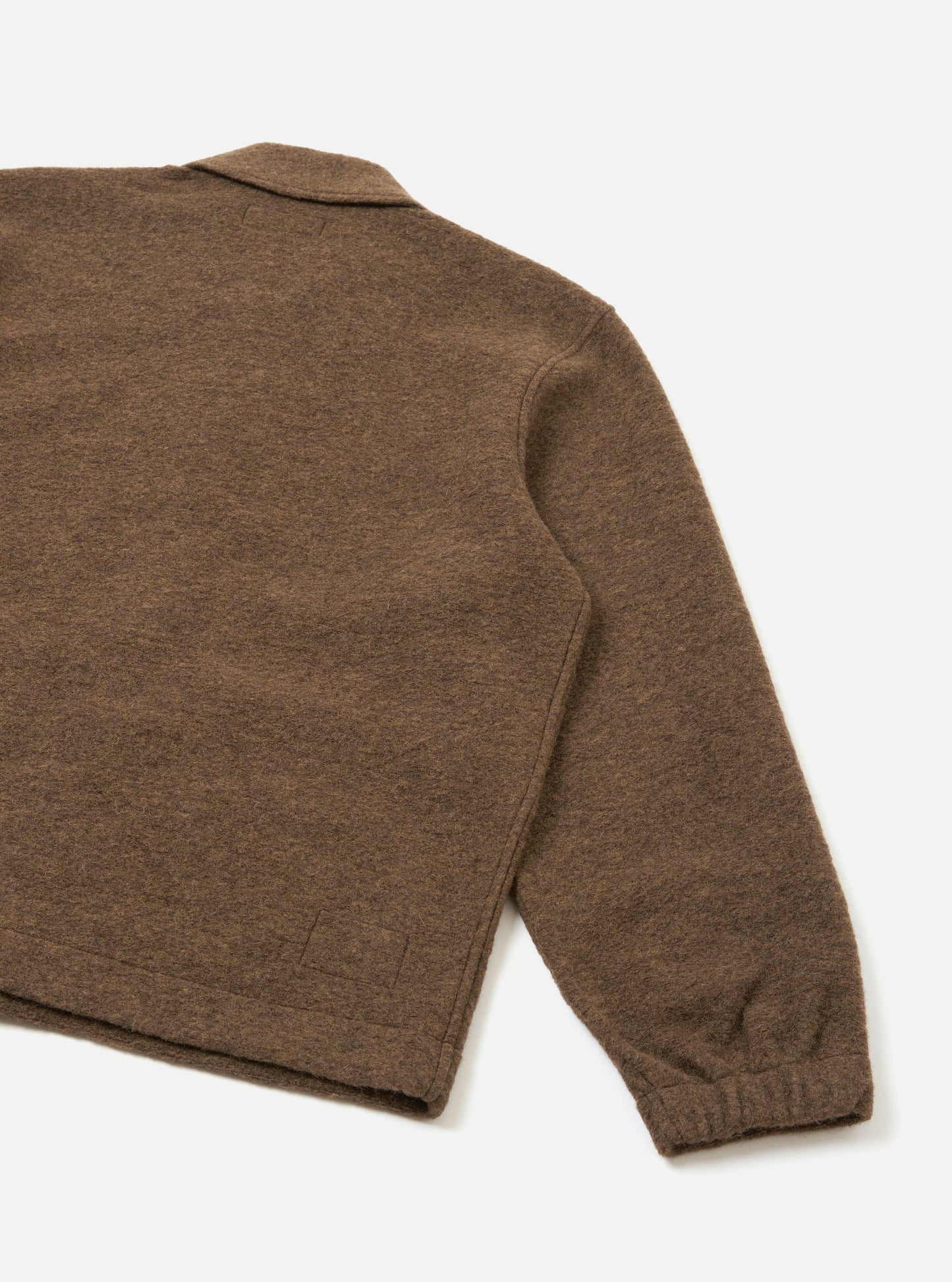 Wool Fleece Rams Jacket - Brown Marl
